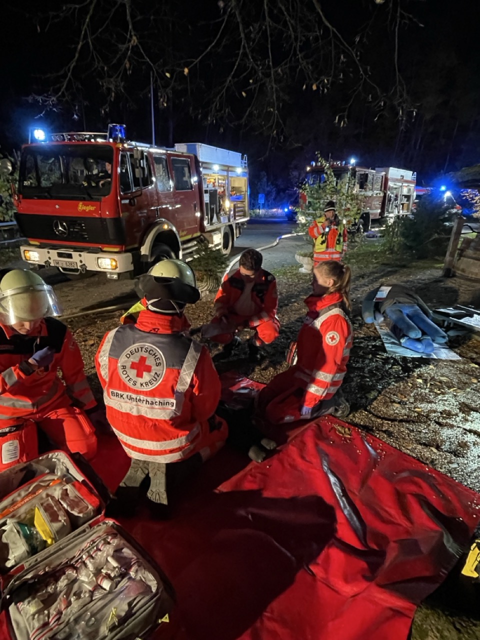 PAL Pat. versorgung Patient wird an der Patientenablage versorgt